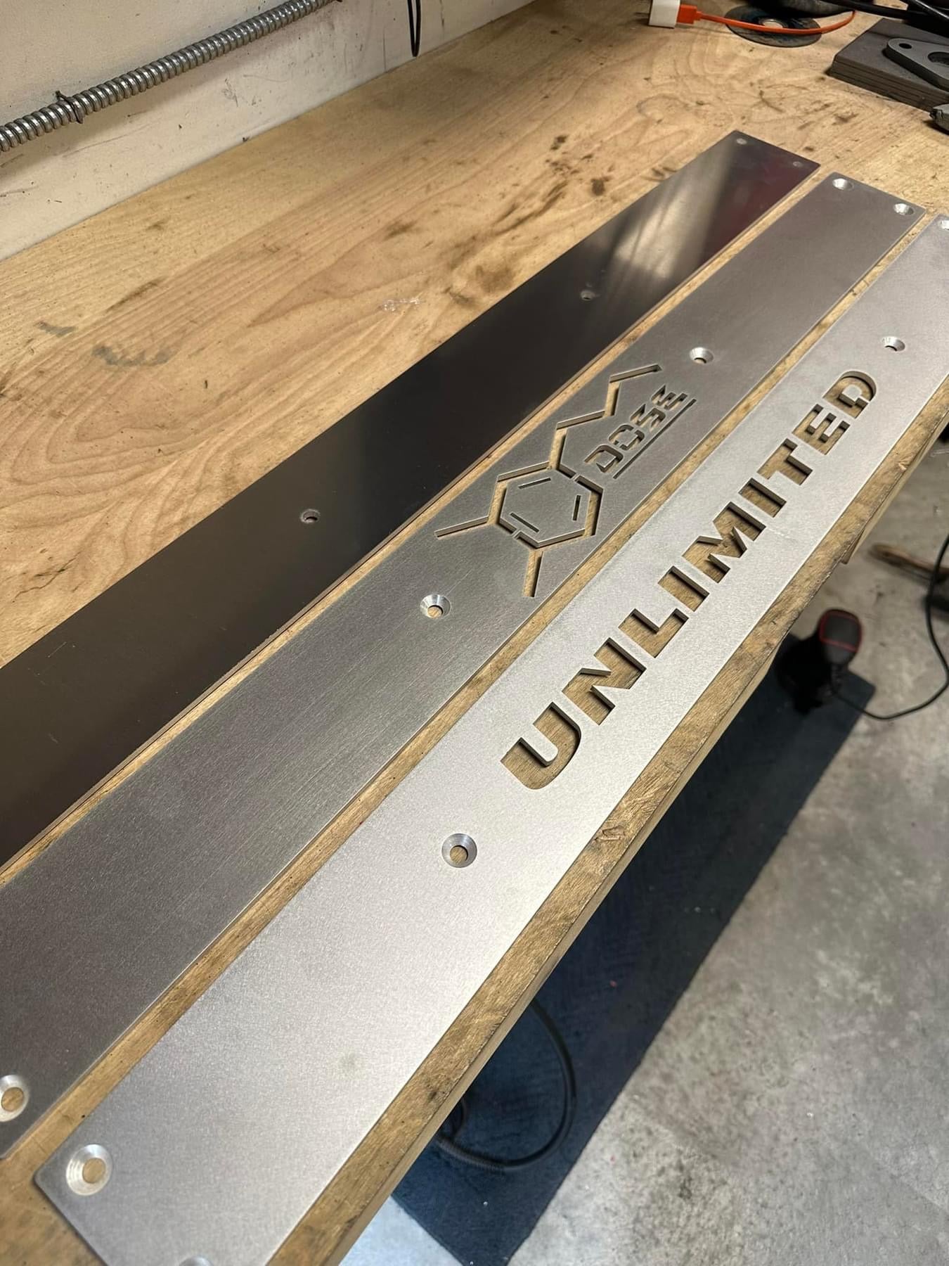 TJ/LJ Aluminum Lower Valance "Tramp Stamp"
