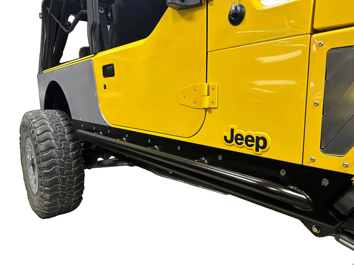 Stretched LJ Mini Boat Side Rock Sliders