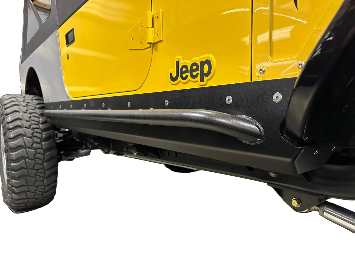 Stretched LJ Mini Boat Side Rock Sliders